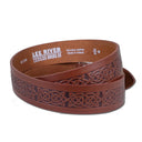 B20010 Eternal Knot Irish Leather Belt Brown Gaelsong
