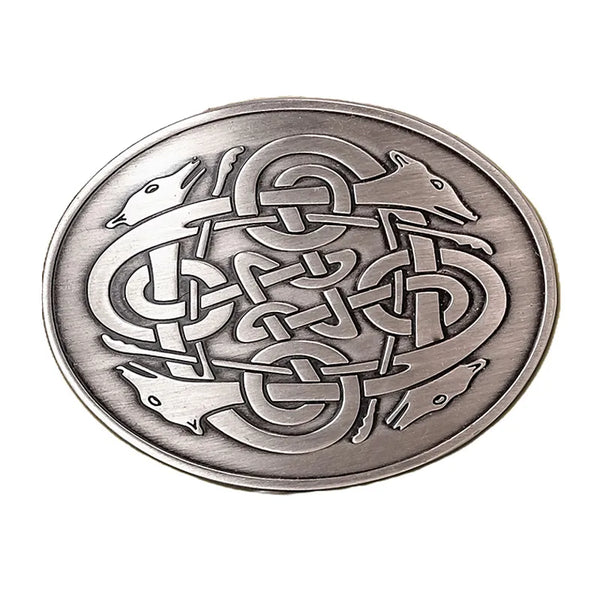 Celtic Knot Pewter Belt Buckle | Fast US Shipping – GaelSong