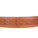 B22020 Celtic Brown Hounds Buckle with Belt Print Gaelsong
