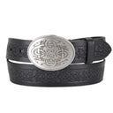 B22020 Celtic Black Hounds Buckle with Belt Gaelsong

