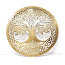 B22024 Antique Brass Tree of Life Wall Hanging Gaelsong
