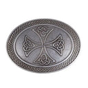 Pewter Celtic Cross Belt Buckle Gaelsong
