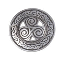 Round Triskele Celtic Belt Buckle Gaelsong
