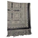 B30198 Noreen Celtic Knot Viscose Scarf Folded View Gaelsong