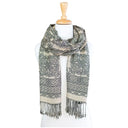 B30198 REVERSIBLE SIDE Noreen Celtic Knot Viscose Scarf Gaelsong