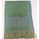 B30199 Fringed Inishloe Celtic Knot Reversible Scarf Gaelsong
