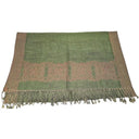 B30217 Reversible Celtic Scarf - Green & Red Studio Gaelsong 
