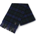 Ladies Textured Lambswool Scarf Blackwatch Gaelsong