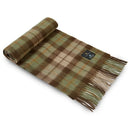 Ladies Textured Lambswool Scarf Chesnut color Gaelsong