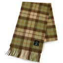 Ladies Textured Lambswool Scarf Chesnut Gaelsong