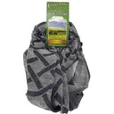 Silk & Cotton Irish Shamrock Scarf Grey Celtic Gaelsong