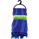 Silk & Cotton Irish Shamrock Scarf Purple Gaelsong