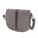 B40170 Handwoven Harris Tweed Tartan Shoulder Bag Jazzy Weave  Gaelsong
