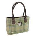 B40175 Classic Harris Tweed Tartan Handbag Beige Gaelsong
