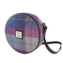 Harris Tweed Round Shoulder Bag Pink Gaelsong