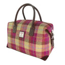 Handmade Tartan Harris Tweed Overnight Bag