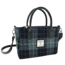 B40242 Small Harris Tweed Tote Grey Black Gaelsong

