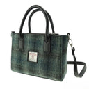 B40242 Small Harris Tweed Tote Moss Green Gaelsong
