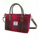 B40242 Small Harris Tweed Tote Pink Tartan Gaelsong
