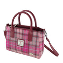 B40242 Small Harris Tweed Tote Pink  Gaelsong
