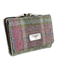 B40246 Small Harris Tweed Purse Soft Pink Gaelsong
