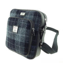 B40247 Handwoven Harris Tweed Travel Bag Grey Gaelsong
