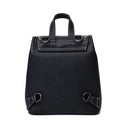 B40249 BLACK HERRINGBONE Mini Harris Tweed Jura Backpack  BAck Gaelsong