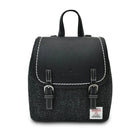B40249 BLACK HERRINGBONE Mini Harris Tweed Jura Backpack Gaelsong