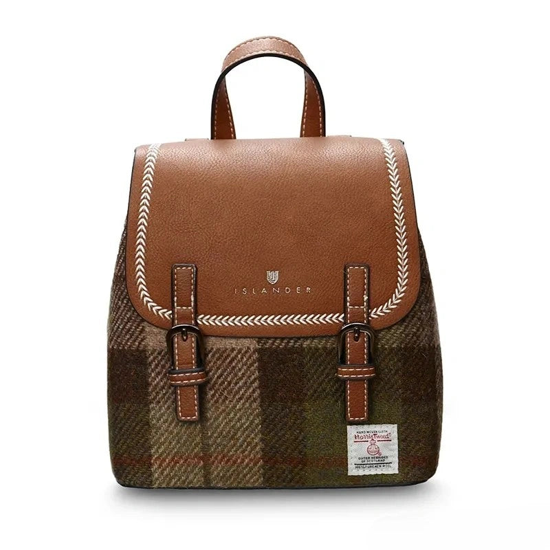 Mini Harris Tweed Jura Backpack | Gaelsong – GaelSong