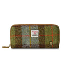 Handmade Harris Tweed Long Zip Purse