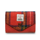 B40251 Handwoven Small Women's Harris Tweed Wallet Royal Stewart Gaelsong