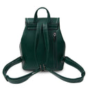 B40252 BLACKWATCH TARTAN Colour Ladies Harris Tweed Jura Backpack back Side View Pocket Gaelsong
