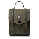 B40256 Authentic Harris Tweed Highland Backpack Chestnut Gaelsong
