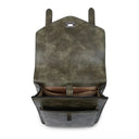 B40256 Authentic Harris Tweed Highland Backpack Chestnut Herringbone Inside View Gaelsong
