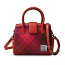 B40258 Authentic Harris Tweed Small Tote Bag Fuchsia Gaelsong
