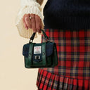 B40259 Genuine Harris Tweed Small Satchel Blackwatch Lifestyle Gaelsong

