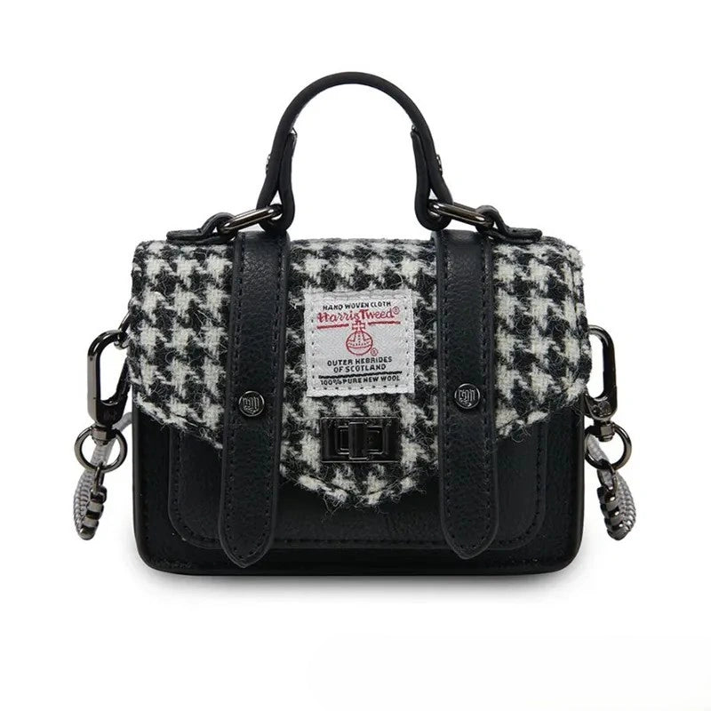 Genuine Harris Tweed Small Satchel | Gaelsong – GaelSong