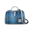 B40260 Handmade Harris Tweed Doctor Bag Blue Gaelsong
