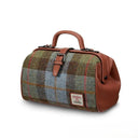 B40260 Handmade Harris Tweed Doctor Bag Chestnut Blue  Gaelsong
