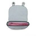 B40261 Handcrafted Harris Tweed Women's Satchel Purse Blue Inside View Gaelsong
