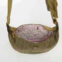 B40262 Scottish Handwoven Harris Tweed Shoulder Bag Chestnut Herringbone Inside View Gaelsong

