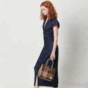 B40266 Handcrafted Harris Tweed Callie Tote Bag Chestnut Lifestyle Gaelsong
