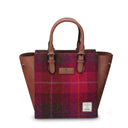 B40266 MEDIUM FUCHSIA Colour Handcrafted Harris Tweed Callie Tote Bag Gaelsong