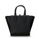 B40266 GREY Colour Handcrafted Harris Tweed Callie Tote Bag Back Side View Gaelsong
