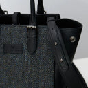 B40266 MEDIUM GREY HERRINGBONE Colour Handcrafted Harris Tweed Callie Tote Bag Gaelsong
