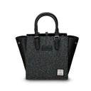B40266 MEDIUM GREY HERRINGBONE Colour Handcrafted Harris Tweed Callie Tote Bag Gaelsong