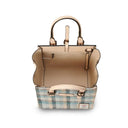 B40266 ISLANDER Colour Handcrafted Harris Tweed Callie Tote Bag Inside View Gaelsong