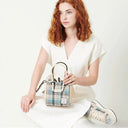 B40266 Handcrafted Harris Tweed Callie Tote Bag Mini Islander Lifestyle Gaelsong

