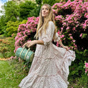 B40267 MINT Colour Handwoven Harris Tweed Duffle Bag Lifestyle Gaelsong