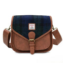B40268 Handcrafted Harris Tweed Saddle Bag Blackwatch Gaelsong
